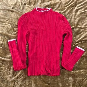 Urban Outfitters BDG ribbed red top with cut out on back (s)